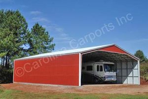 Commercial Vertical Style Carports