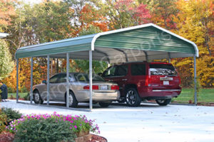 Regular Style Double Vehicle Carports