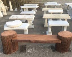 log bench