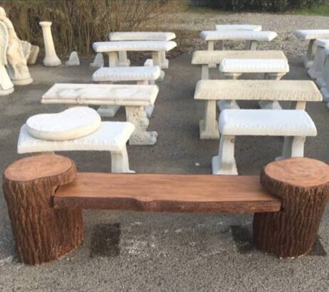 log bench