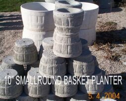 small half barrel planter