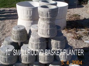 small half barrel planter