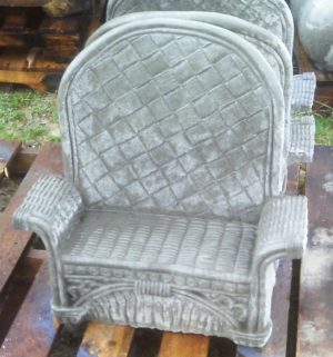 bench sitter bench wtcker backed