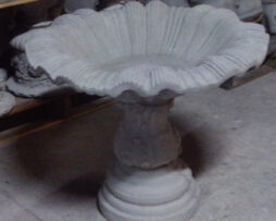 Deep Scroll Bird Bath