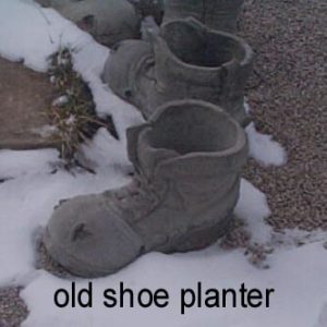 old shoe planter 10x16