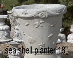 seashell planter