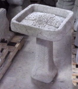 square birdbath