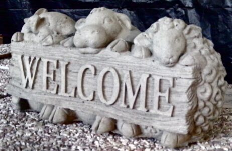 welcome cow pig sheep