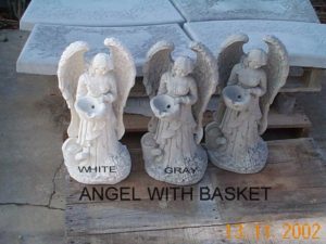 angel with basket