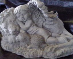 angel with lion and lamb