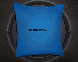 bright royal cornhole bag