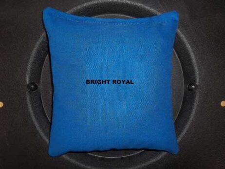 bright royal cornhole bag