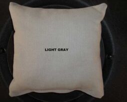 light gray cornhole bag