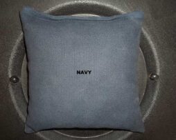 navy cornhole bag