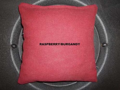 raspberry burgundy cornole bag