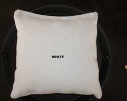 white cornhole bag