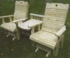 High Back Gliding Settee