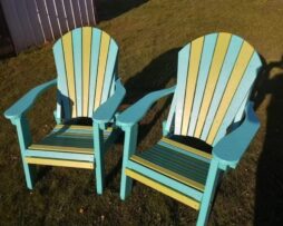Folding Adirondack Chair w/Cup Holder