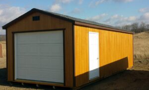 Wood-Siding-Garage-with-Honey-gold-stain-943x576