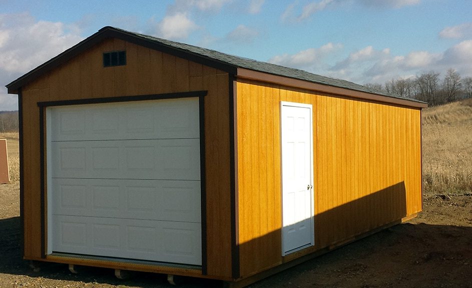 Wood-Siding-Garage-with-Honey-gold-stain-943x576