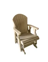 Fan Back Glider Chair