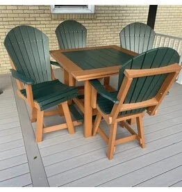 Fan Back Swivel Chair for 39” High Table - Single Step