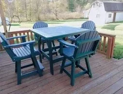 Fan Back Swivel Chair for 36” High Table - Single Step