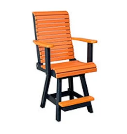 High Back Swivel Chair for 36” High Table -Single Step*